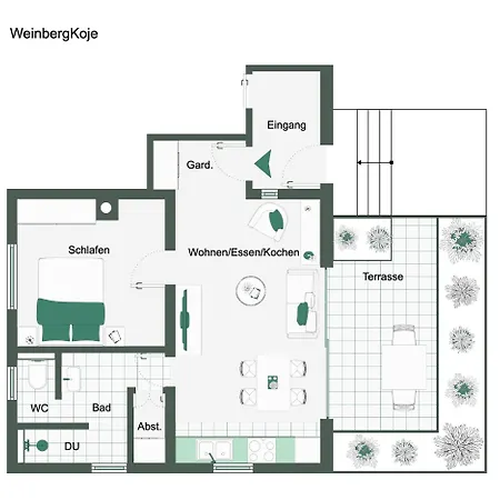 Апартаменты Rheinchalet - Komfortable Bei Deidesheim Fuer Radfahrer & Wanderer
